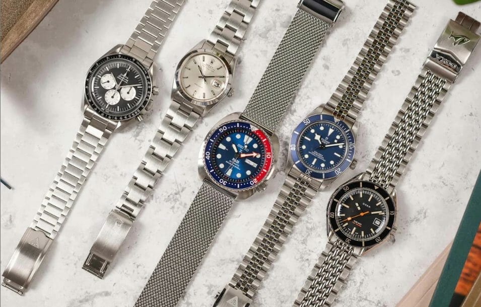 Different Styles of Stainless Steel Mesh Watch Bands