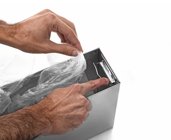How to Use the Stainless Steel Paper Towel Dispenser and Garbage Can Unit
