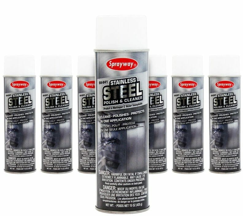 Misty Stainless Steel Cleaner vs. Sprayway Stainless Steel Cleaner and Polisher 15 oz 6 pk