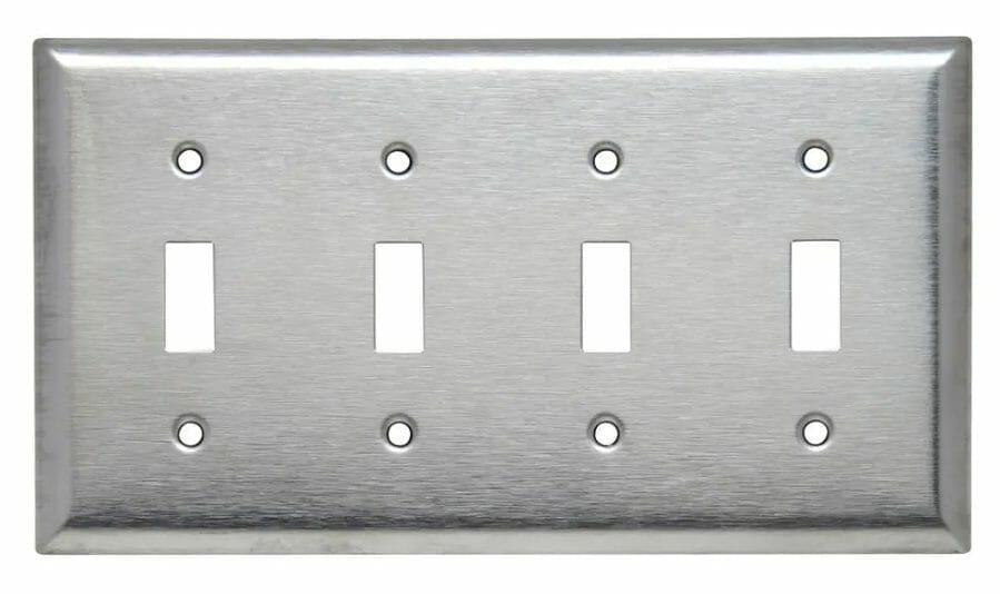 Upgrade Your Home with a 4 Gang Stainless Steel Wall Plate