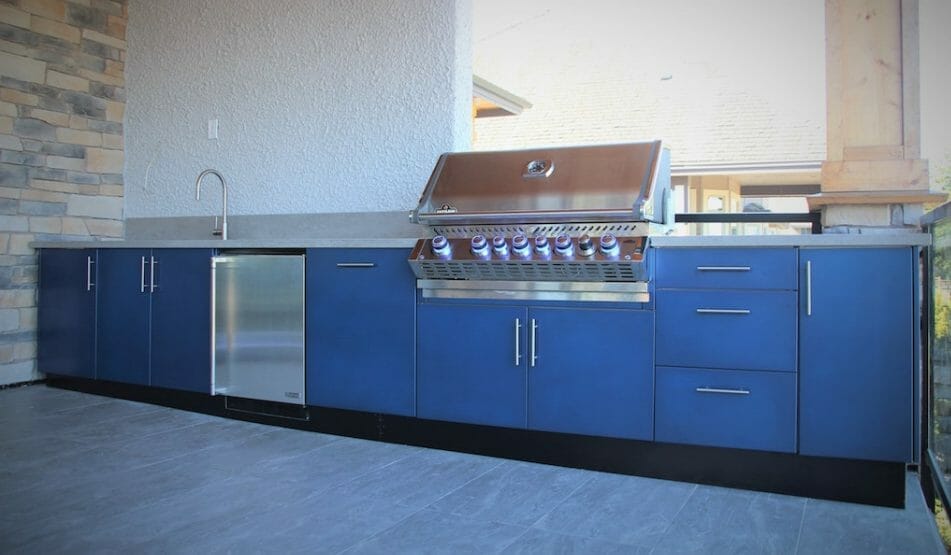 Upgrade Your Kitchen with Powder Coated Stainless Steel Cabinets - Stylish & Durable!