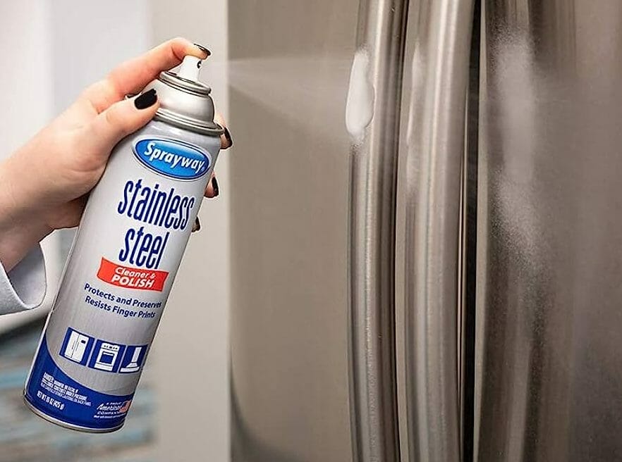 Using Spraypak Stainless Steel Cleaner
