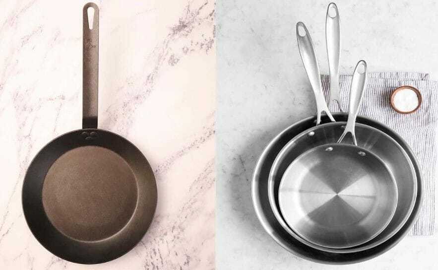 Carbon Steel vs Stainless Steel Cookware A Brief Comparison