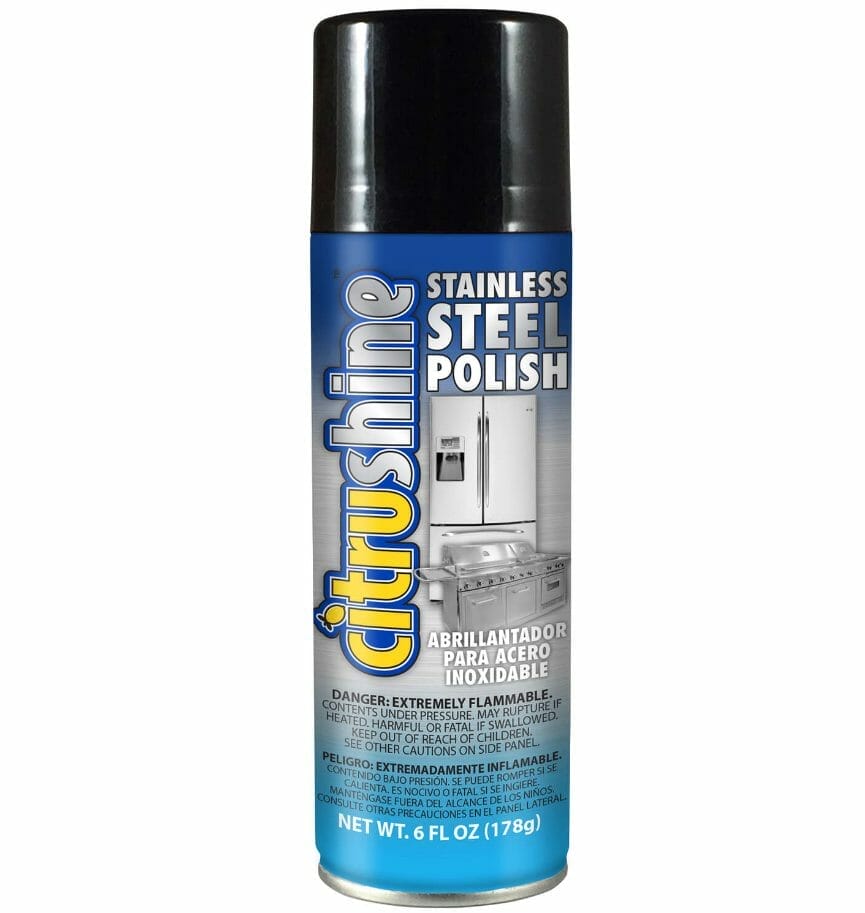 Experience the Power of Citrus Shine Stainless Steel Cleaner