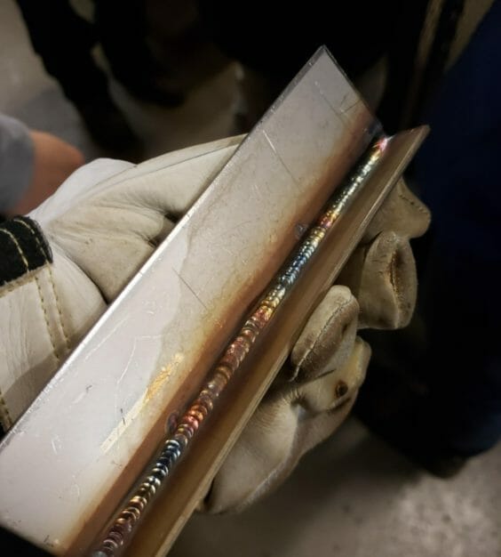 Fine-tuning post-flow and pulse settings for stainless steel TIG welding
