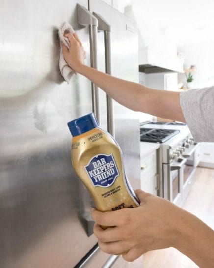 How to use Bar Keepers Friend stainless steel cleaner
