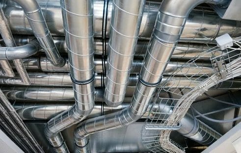 Installation of Stainless Steel Duct Pipes