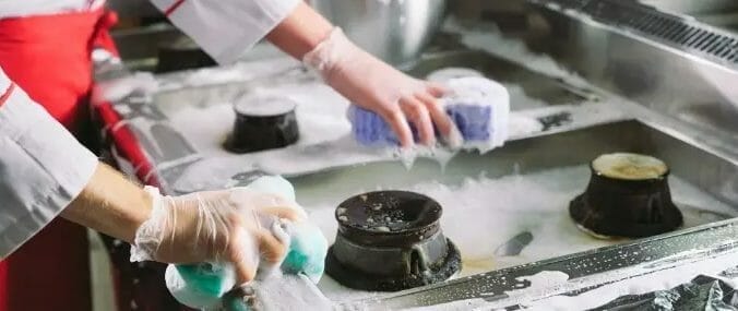 Preparing for the cleaning process