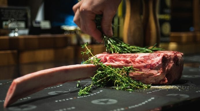 Preparing the Steak for Cooking