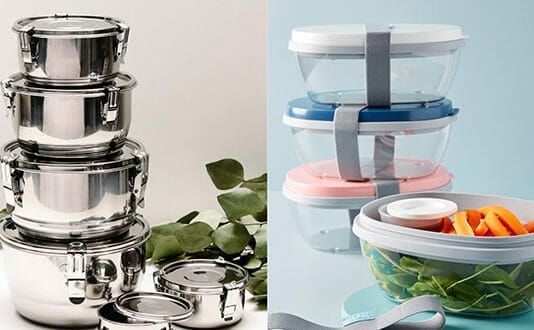 Stainless Steel Food Storage Containers vs. Plastic Containers