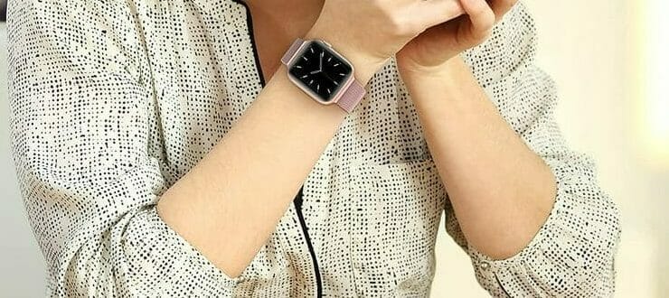 Stainless Steel Mesh Apple Watch Band for Fitness Enthusiasts