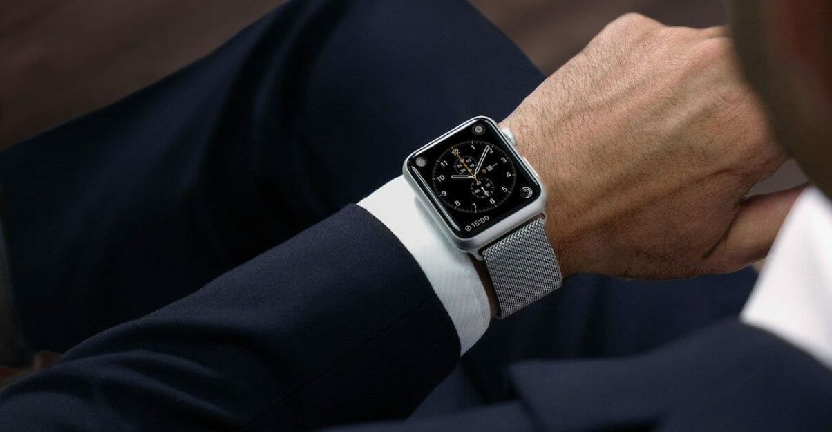 Stainless Steel Mesh Apple Watch Band for Formal Occasions