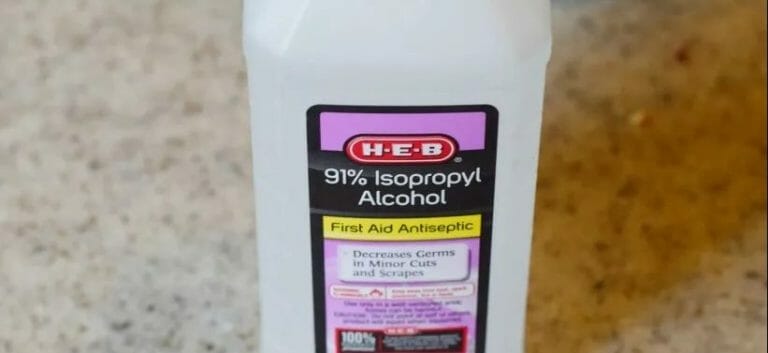 isopropyl alcohol to clean disc brakes