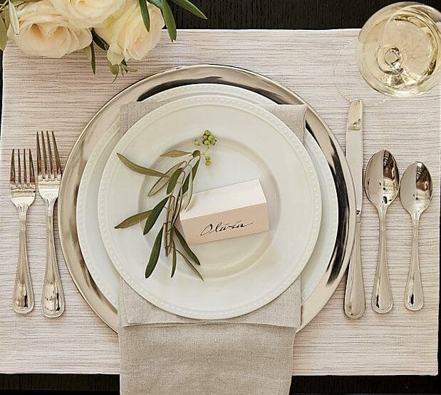 Using Stainless Steel Charger Plates for Special Occasions