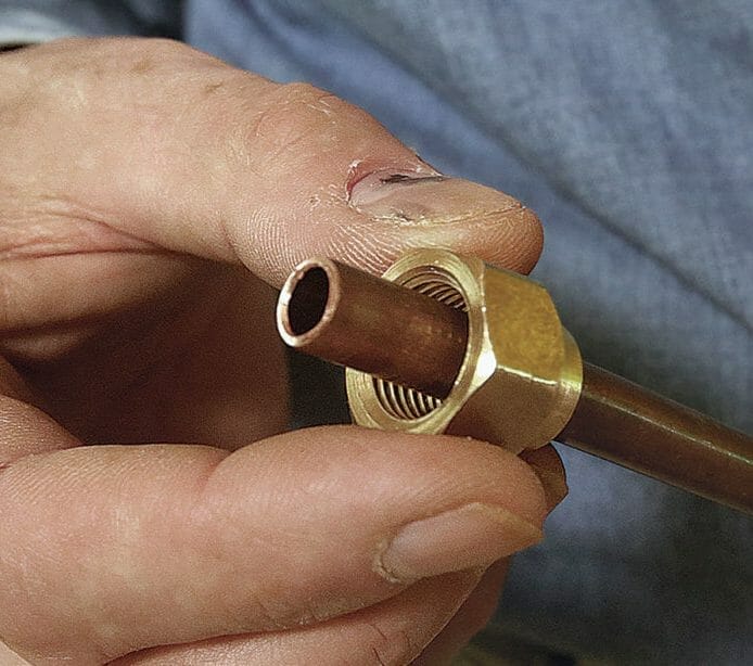 Installing Tube Copper