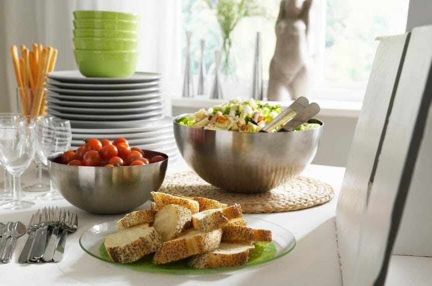 Stainless Steel Plates and Bowls Made in the USA
