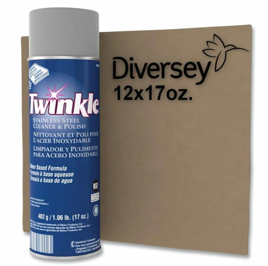 Twinkle Stainless Steel Cleaner Sparkling Results