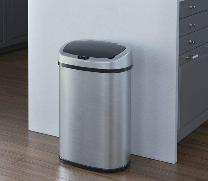 Upgrade Your Space 21 Gallon Stainless Steel Trash Can