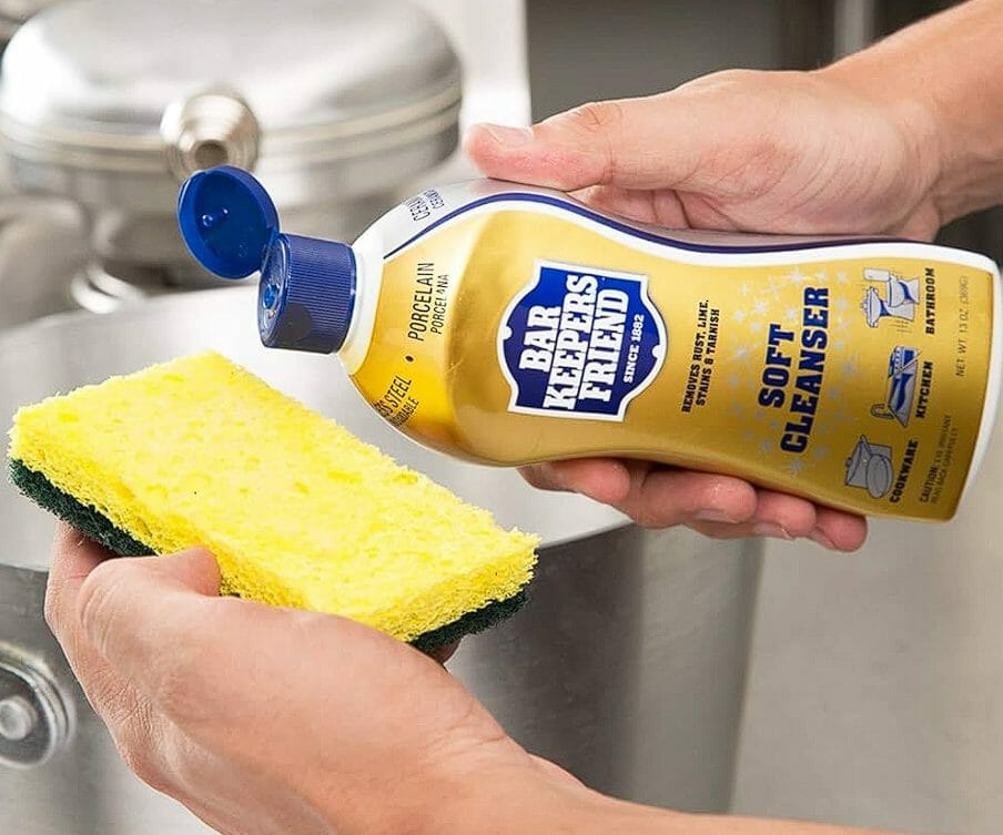 Effortless Cleaning with Bar Keepers Friend Stainless Steel Cleaner Trigger 25.4oz.