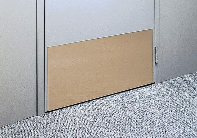 Kick Plate Stainless Steel vs. Chrome Plated Stainless Steel