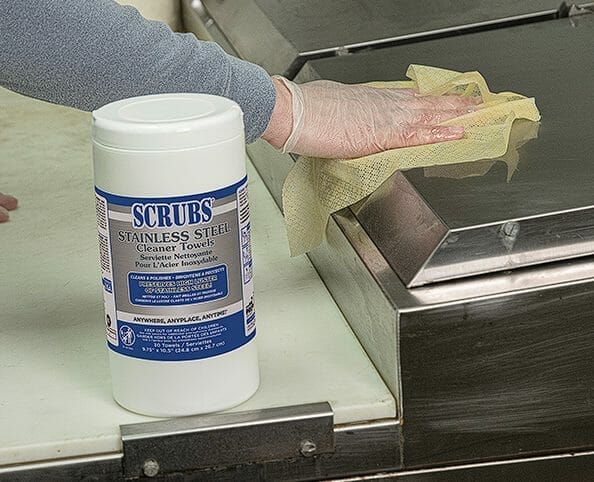 Scrubs Stainless Steel Cleaner Towels - The Perfect Companion