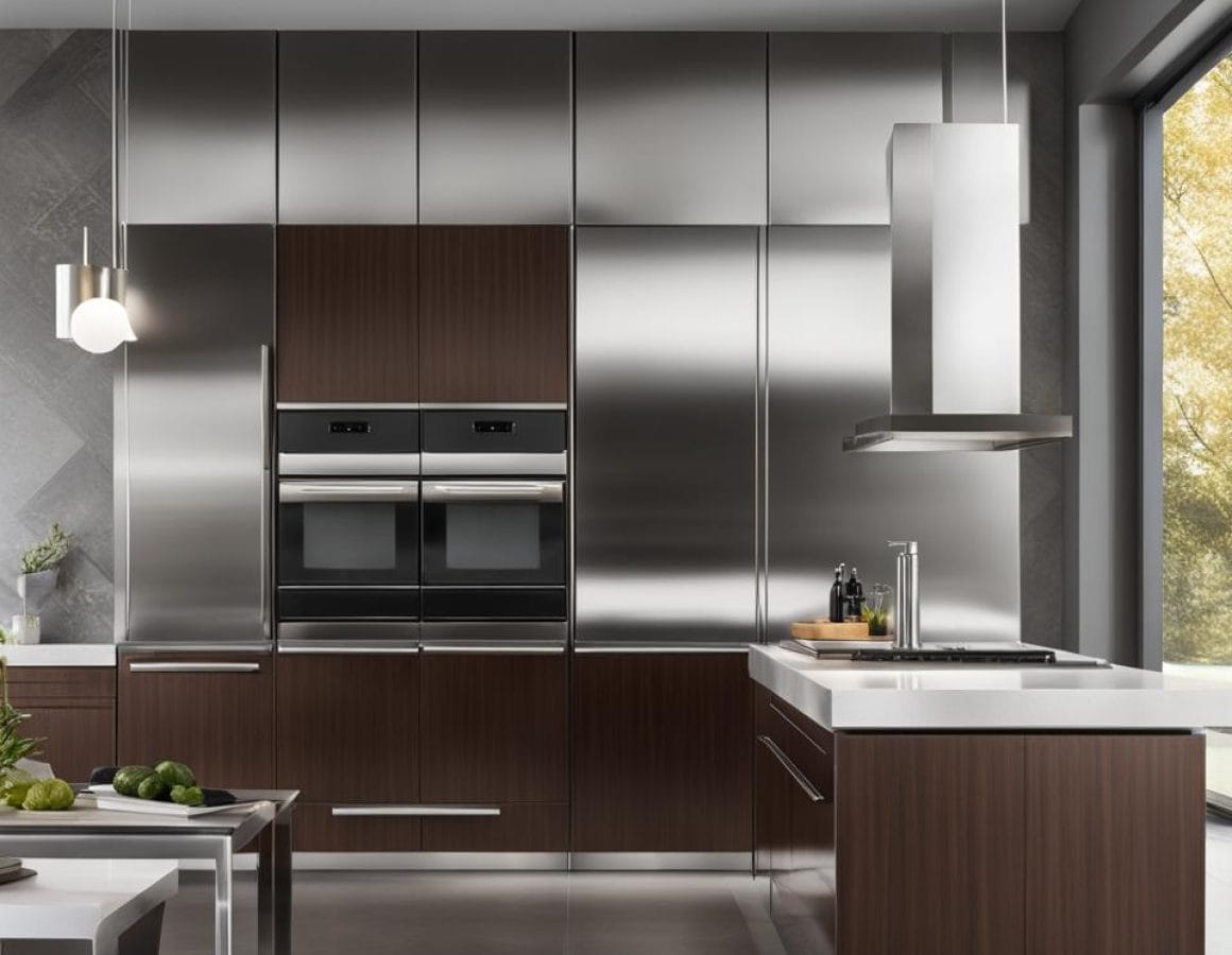 brushed stainless finishes
