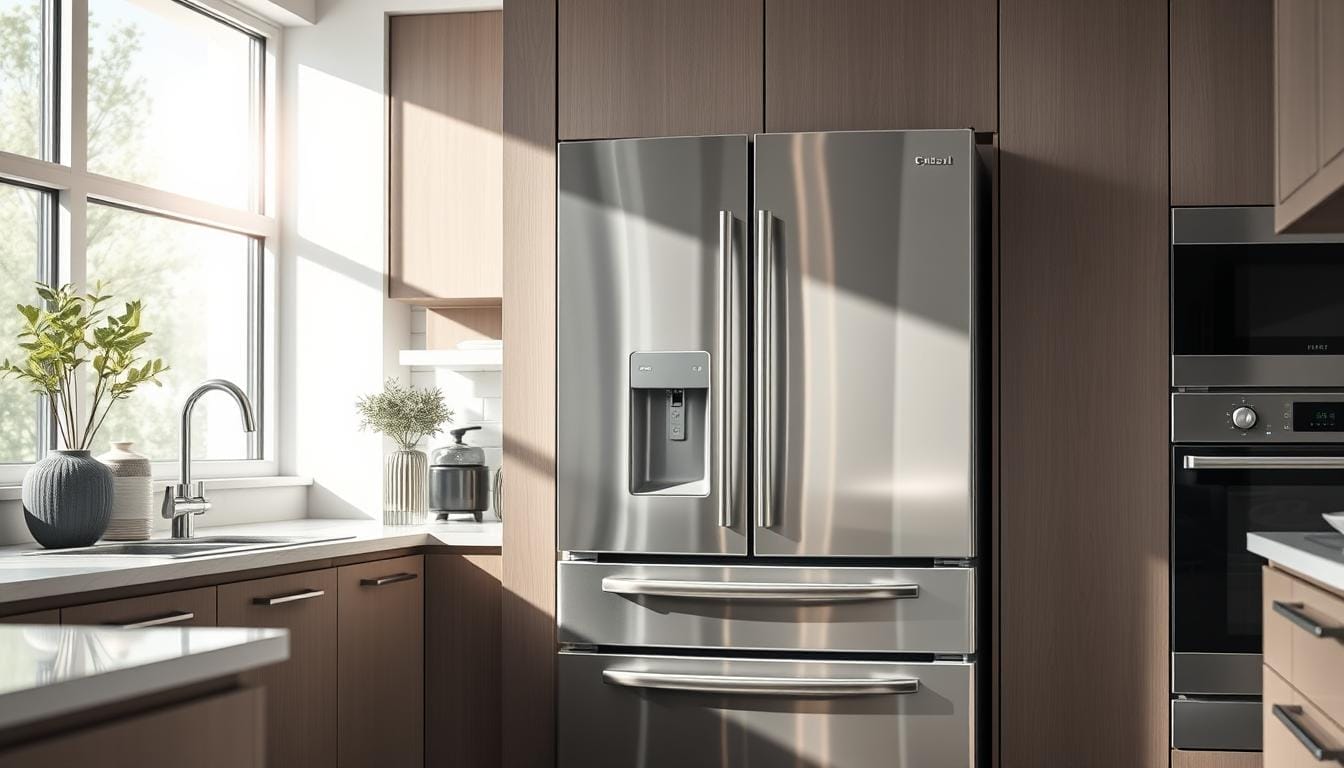 stainless steel refrigerator