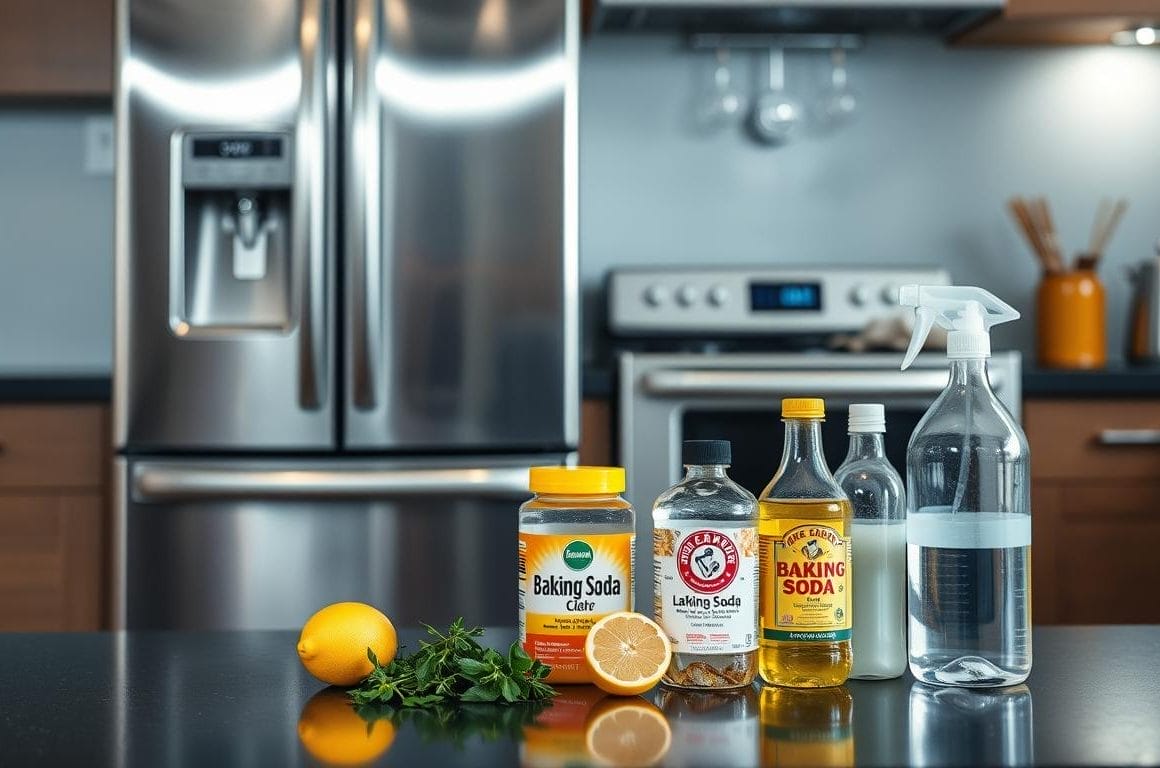 deodorizing stainless steel appliances