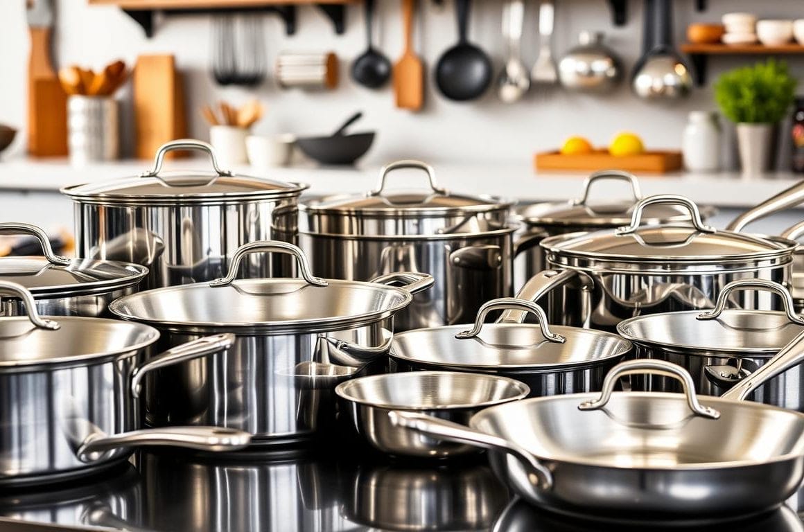 professional stainless steel pans