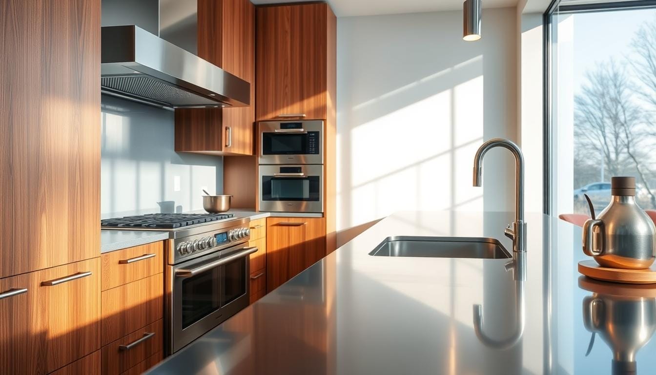 stainless steel countertops