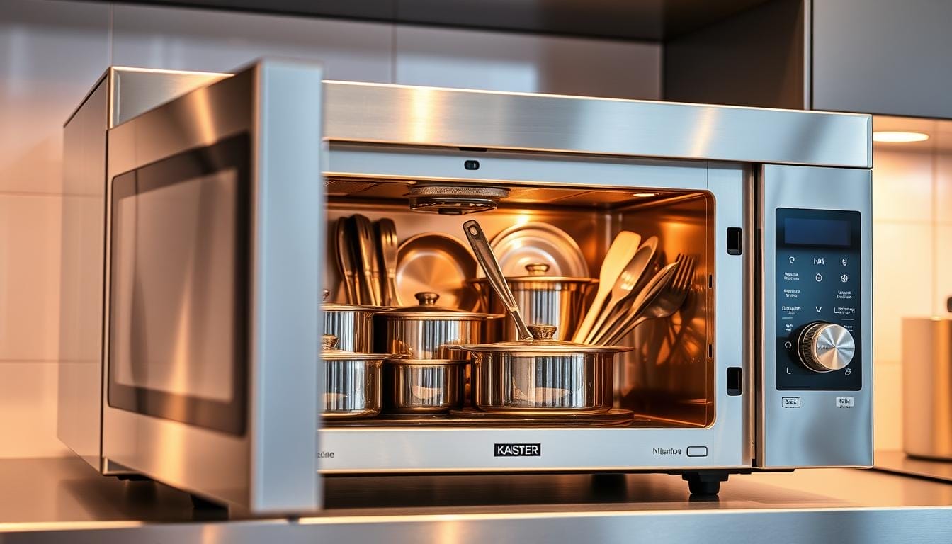 stainless steel in microwave