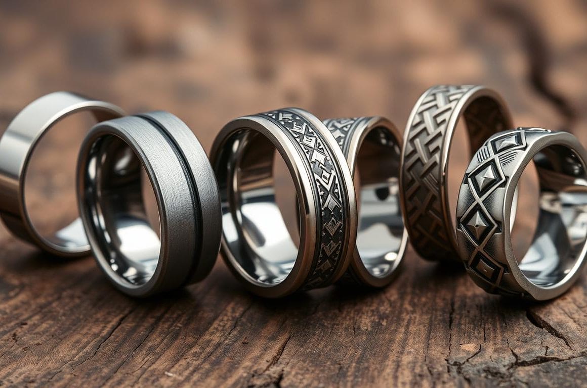 popular styles of stainless steel rings