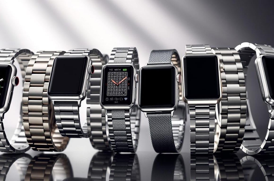 price range of stainless steel apple watch bands