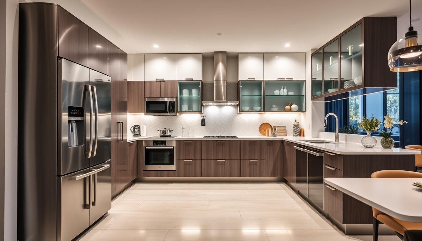 stainless steel appliances