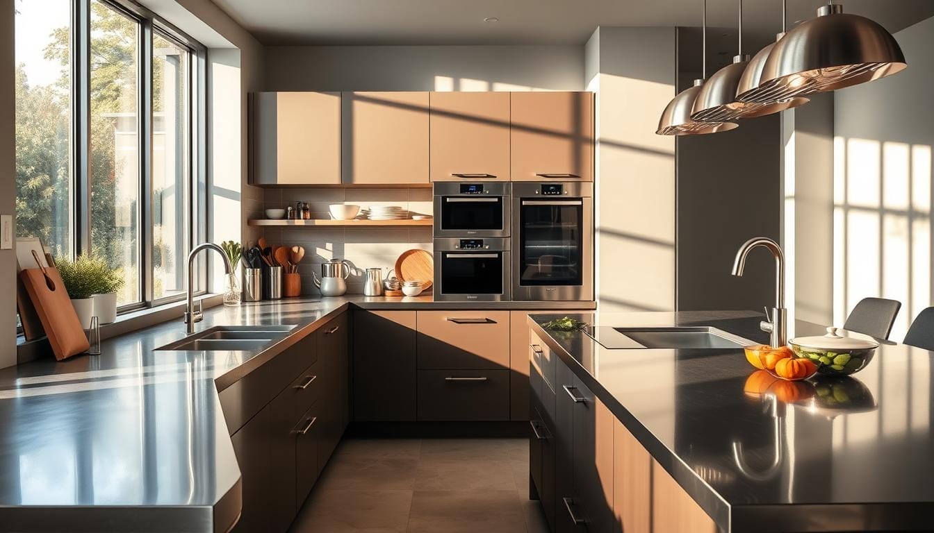 stainless steel countertops