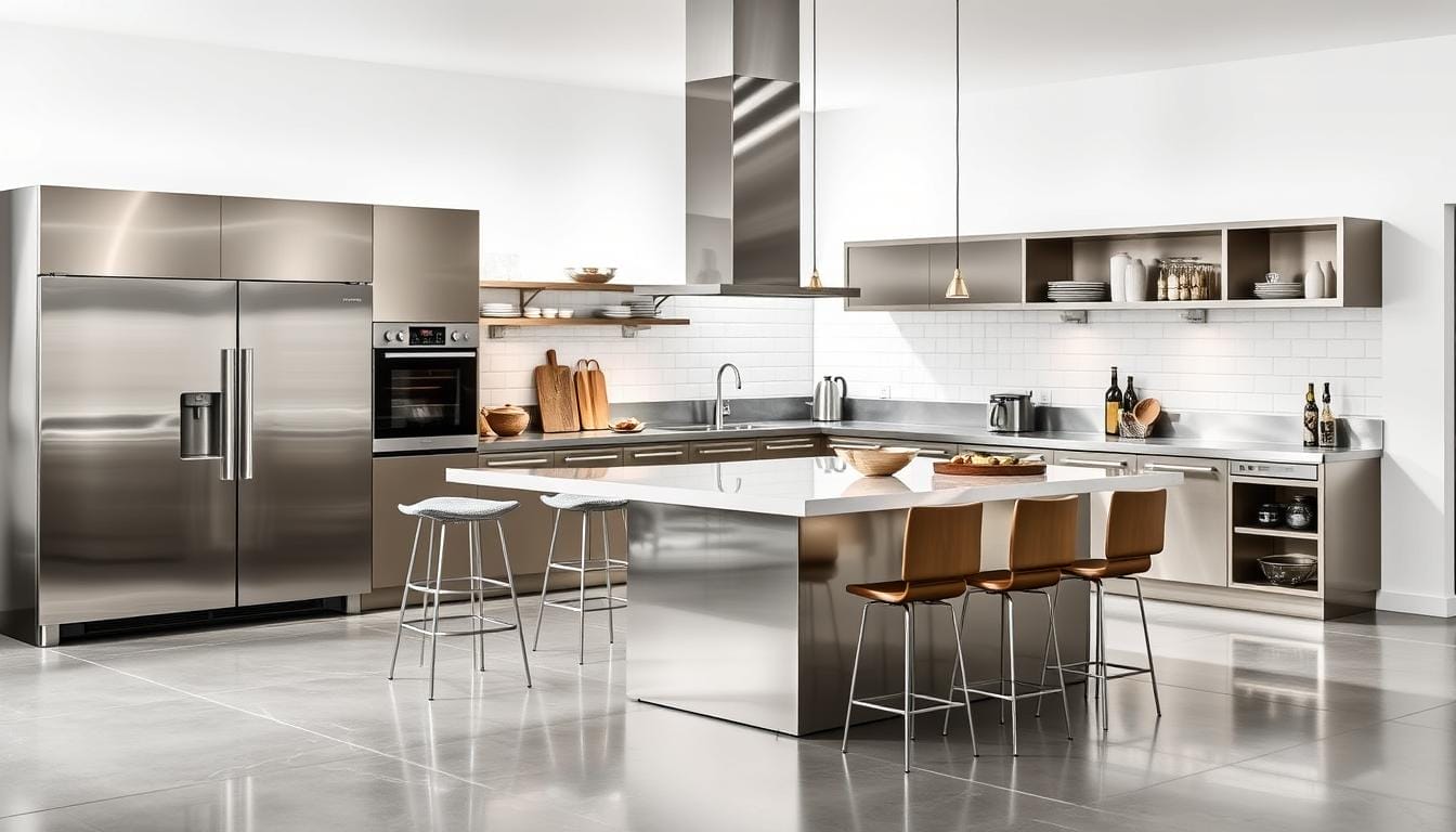 stainless steel kitchen furniture styles