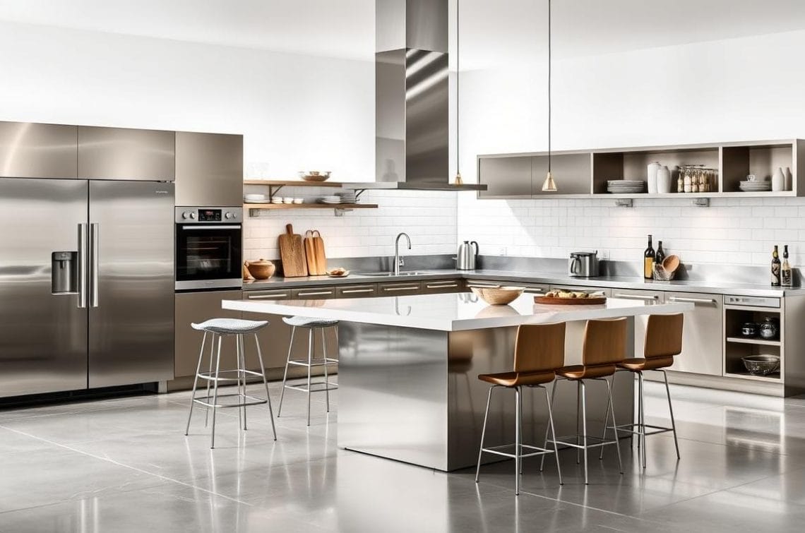 stainless steel kitchen furniture styles stainless steel kitchen furniture styles