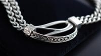 stainless steel necklace mens