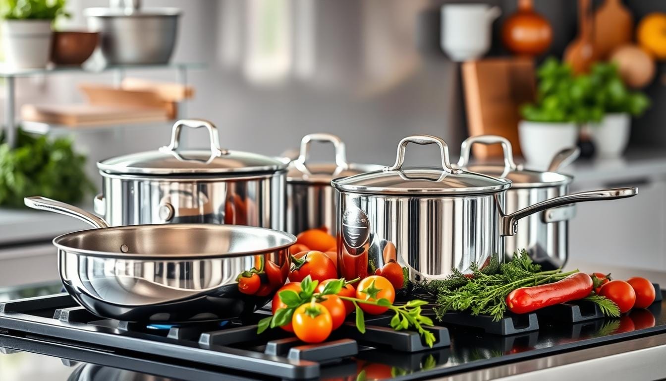 stainless steel non stick cookware