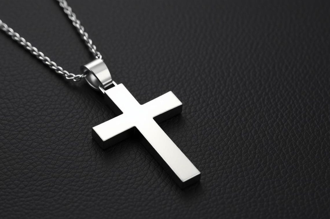 men's stainless steel cross necklace men's stainless steel cross necklace