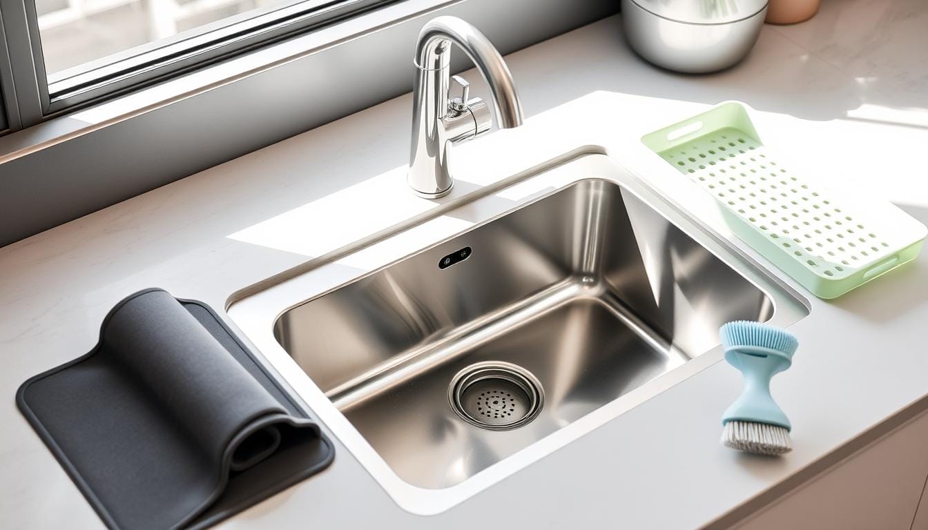 protector for stainless steel sink