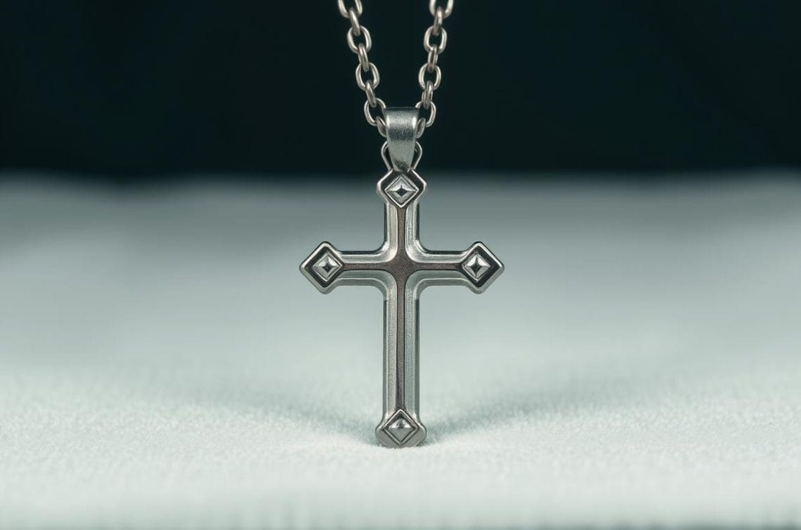 stainless steel cross necklace stainless steel cross necklace
