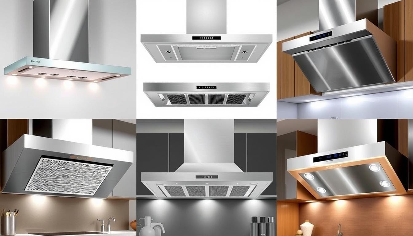 types of stainless steel hoods