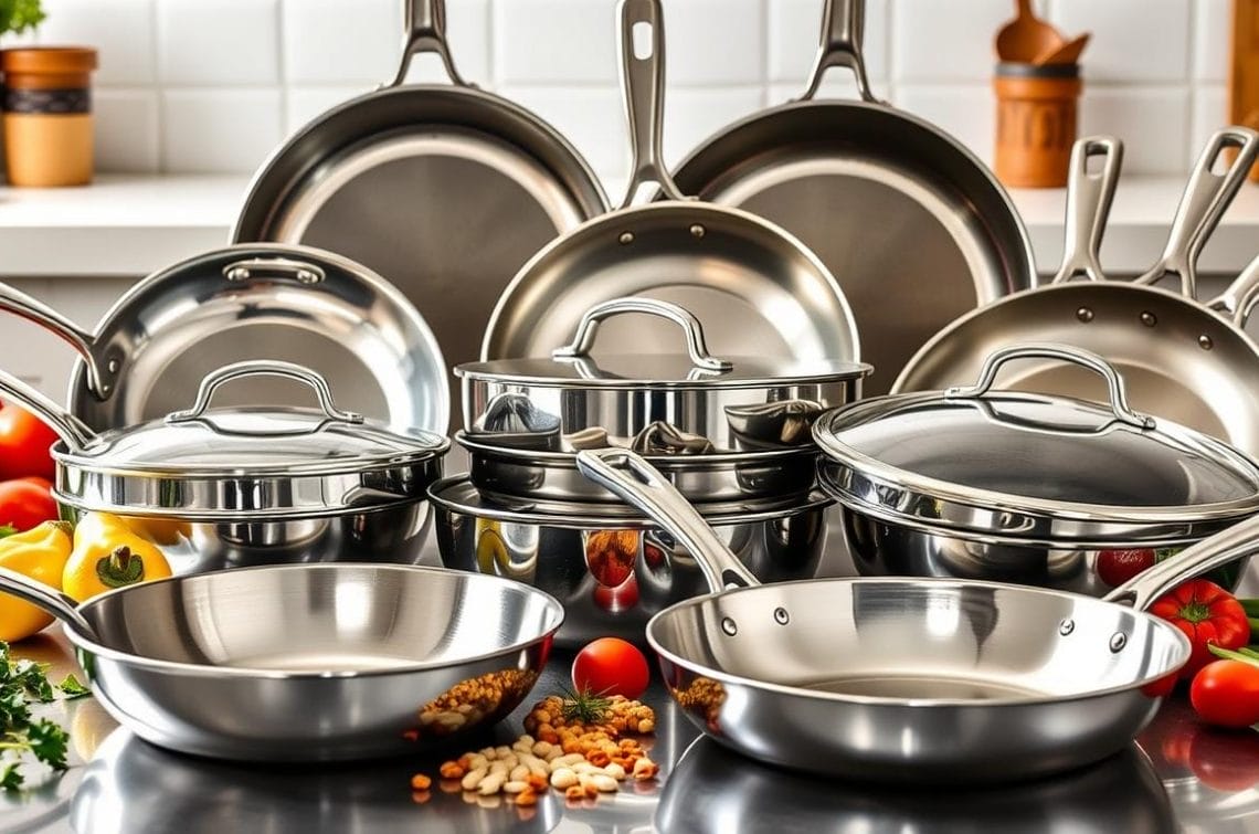 types of stainless steel skillets types of stainless steel skillets