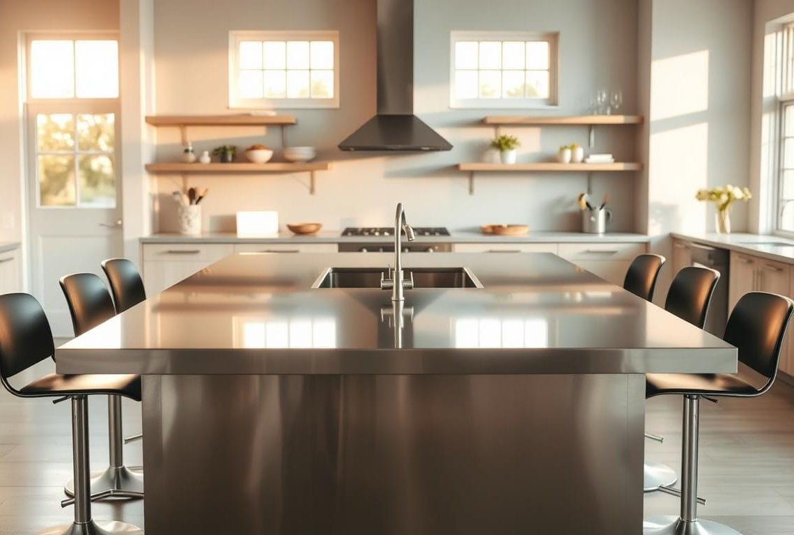 kitchen island with stainless steel top kitchen island with stainless steel top