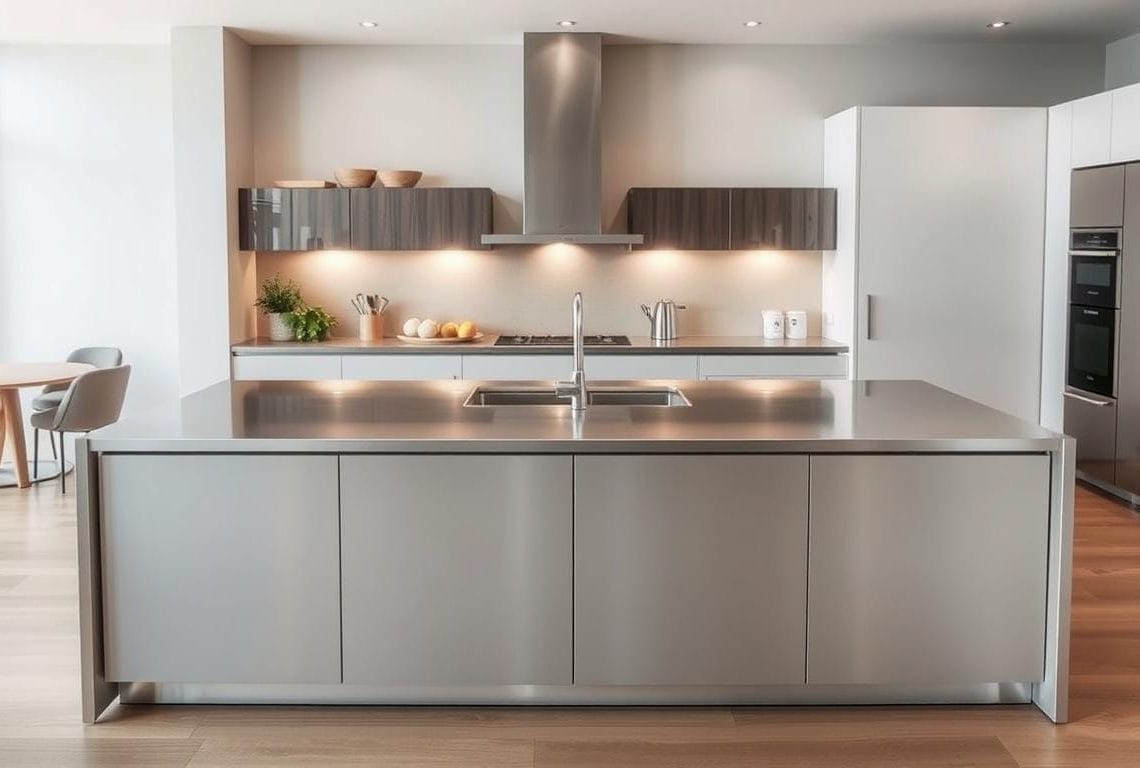 kitchen island with stainless steel top kitchen island with stainless steel top