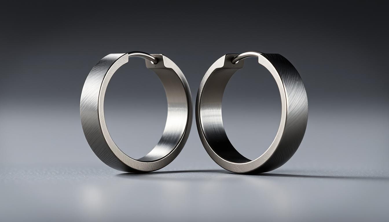 stainless steel earrings for men