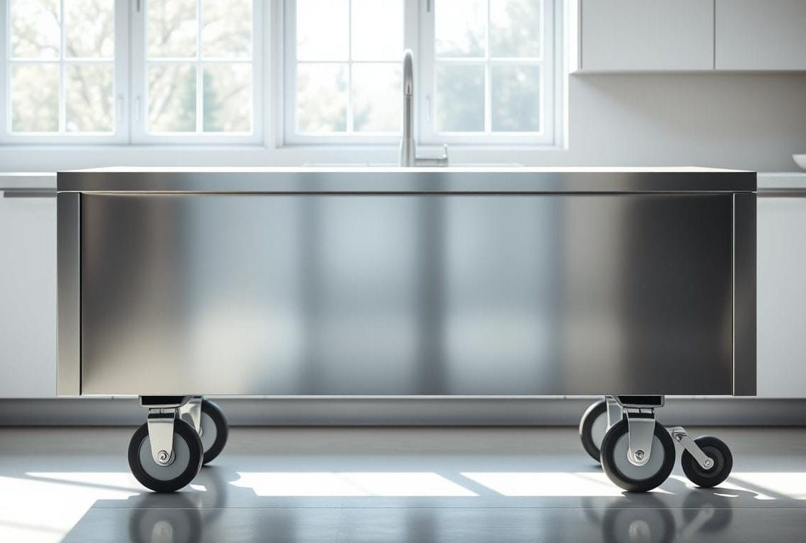 stainless steel island on wheels stainless steel island on wheels