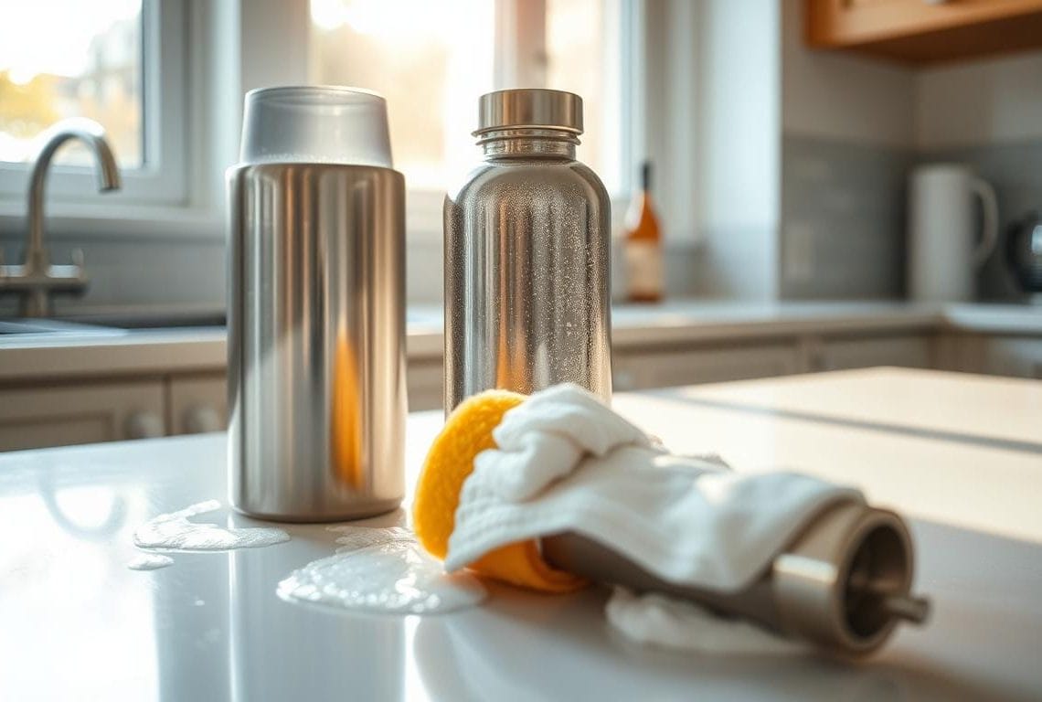 water bottle cleaning water bottle cleaning