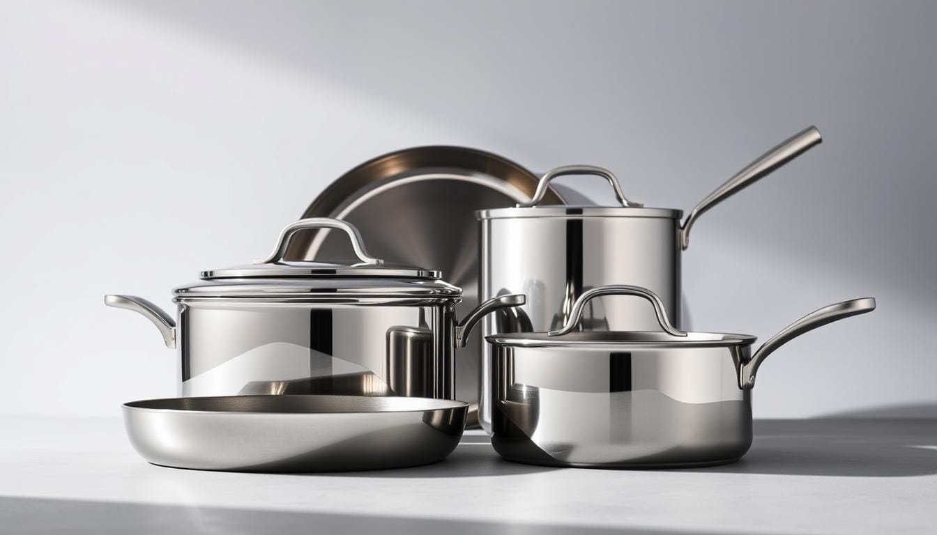 are stainless steel pans non stick